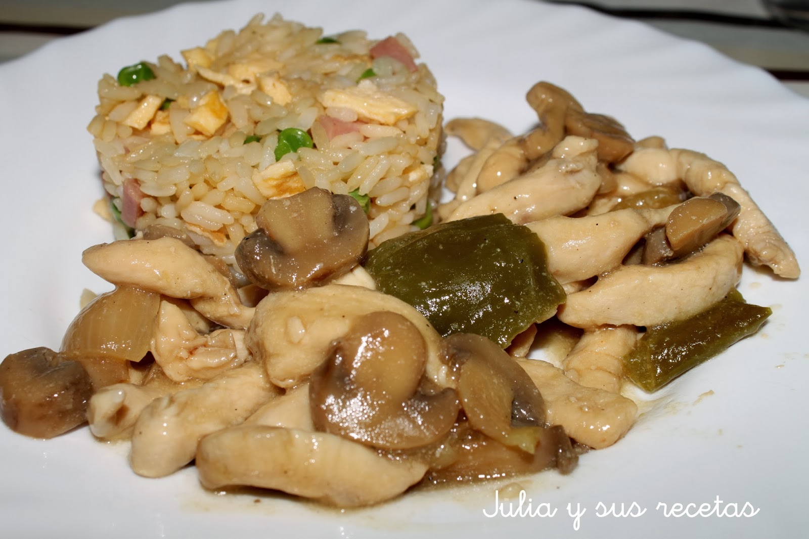 receta pollo con champinones receta pollo con champinones